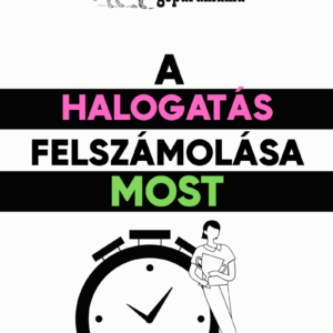 A halogatás felszámolása MOST ebook + munkafüzet